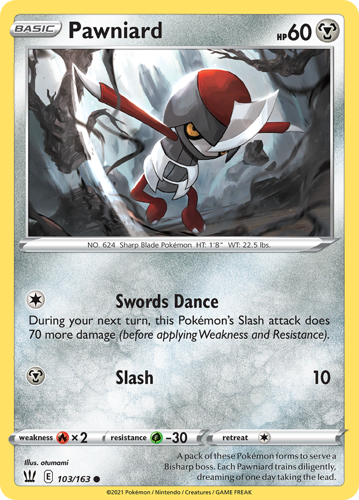 Battle Styles Pawniard #103/163
